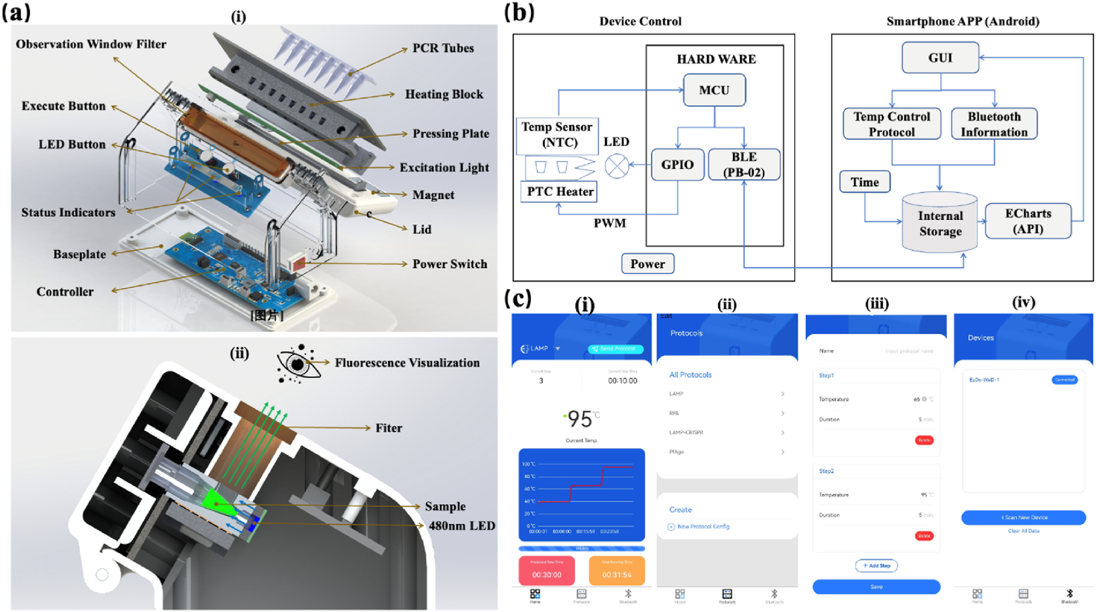 A handheld isothermal fluorescence detector for duplex visualization of aquatic pathogens via enhanced one-pot LAMP-PfAgo assay.(2024)